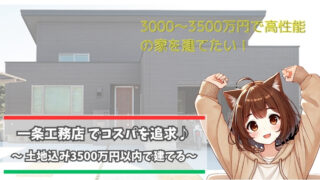 一条工務店の家の前で背伸びをしている女性