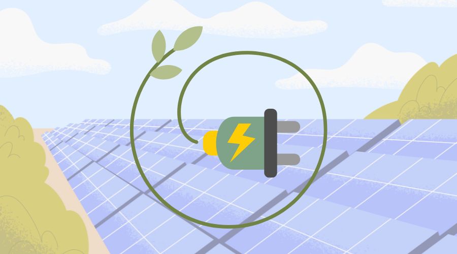 太陽光パネルと電源のコンセント