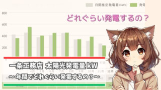 一条工務店の太陽光の発電量について紹介している女性