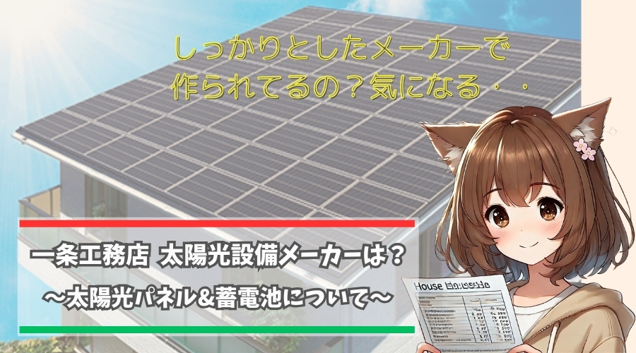 一条工務店の太陽光パネルと蓄電池のメーカーを紹介している女性