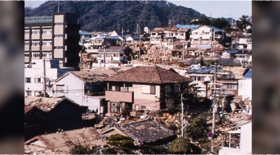 震災後に潰れずに残っている一条工務店の家