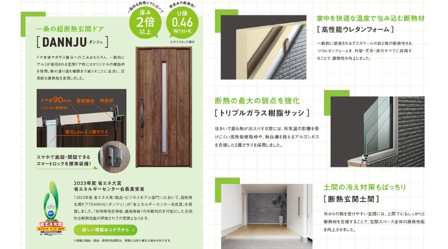 一条工務店の断熱王住宅の設備