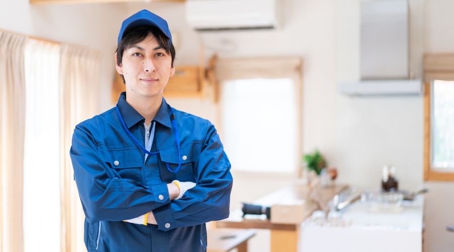家の清掃作業員