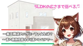 一条工務店のハグミーファムについて解説している女性