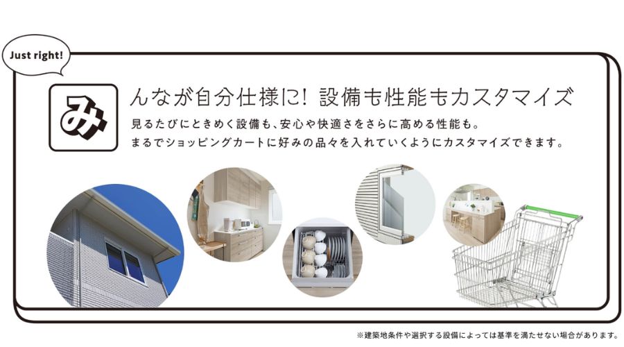 一条工務店のハグミ―のカスタマイズ