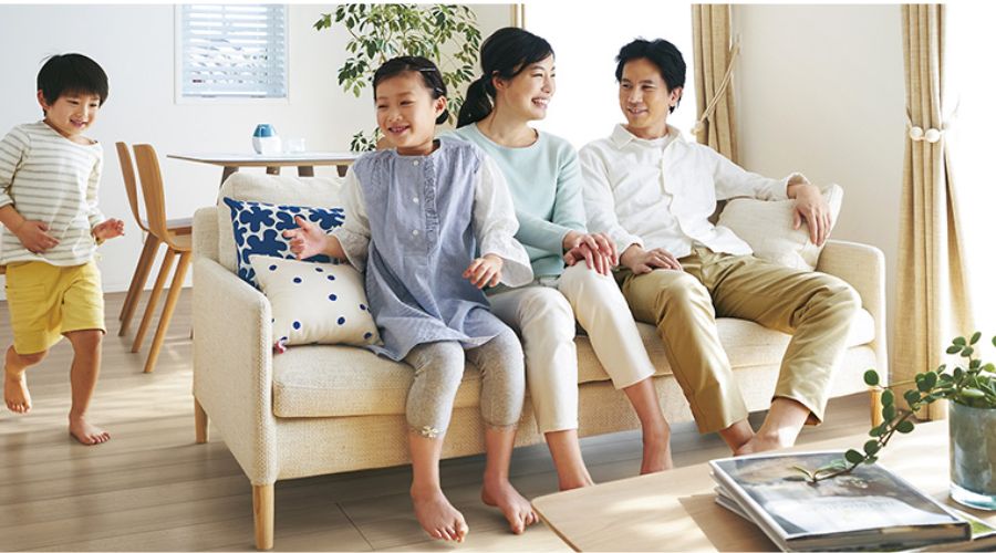 一条工務店アイスマイルのリビング