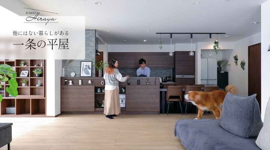 一条工務店の平屋内装