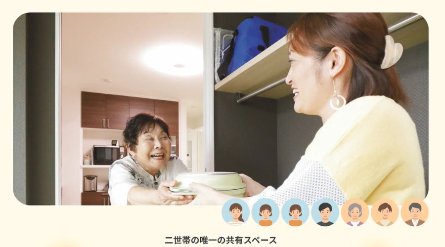 一条工務店の2世帯住宅実例➁