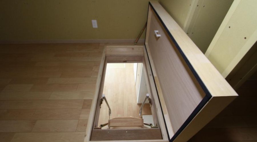 一条工務店の屋根裏（小屋裏）収納