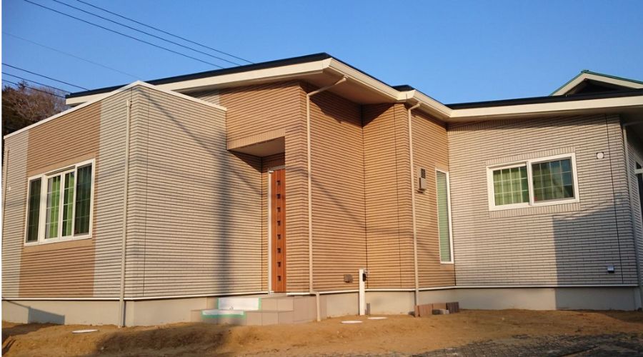 I-CUBEの平屋住宅外観