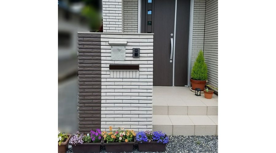一条工務店の門柱ユニット