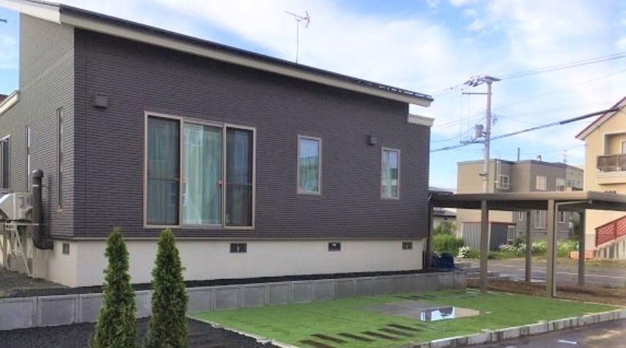 一条工務店の平屋25坪の家外観