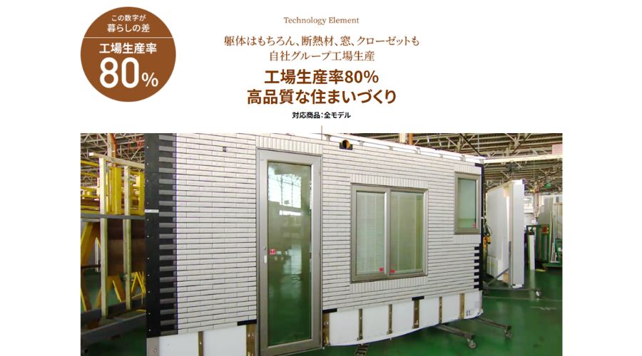 一条工務店の生産体制