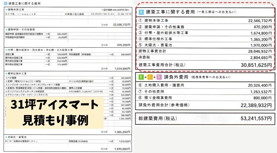 31坪家見積もり