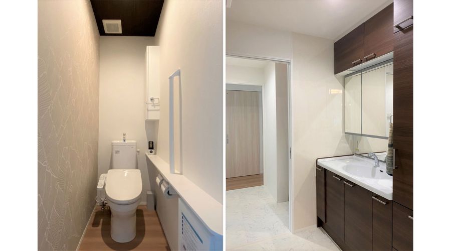 一条工務店の平屋にトイレ