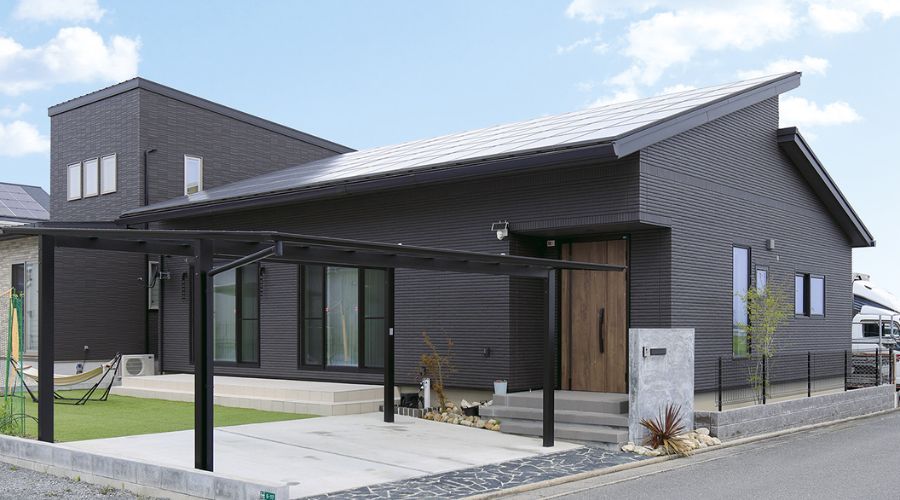 一条工務店アイスマートの平屋外観