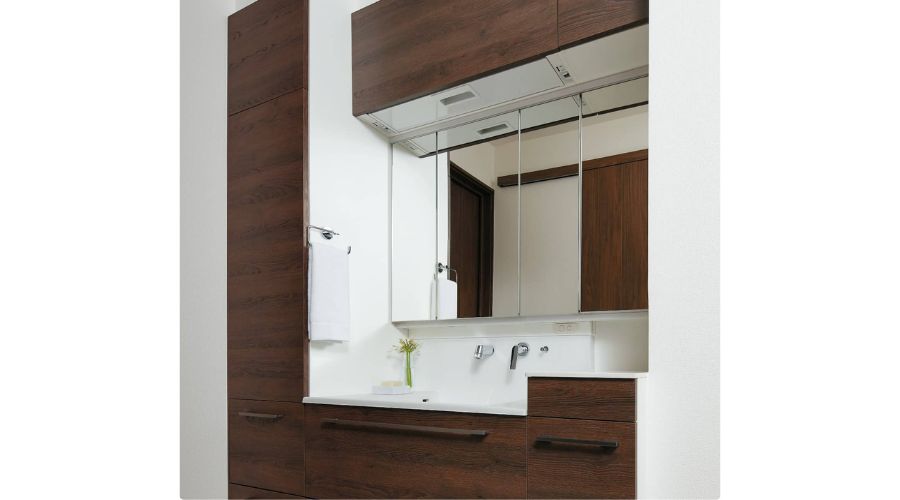 一条工務店のアイスマート洗面台（グレイスドレッサー）