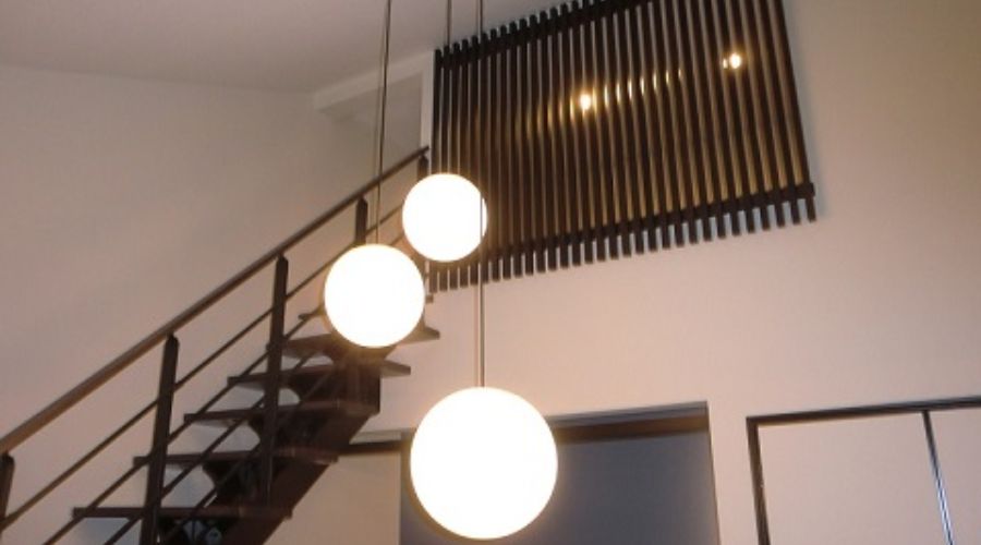 一条工務店のロフト(1.5階中二階)とオープンステア