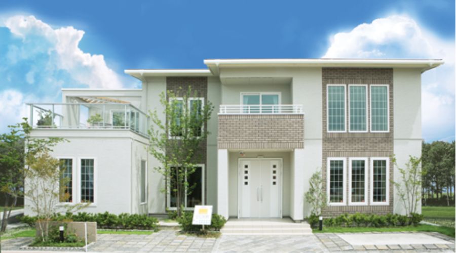 一条工務店の豪邸外観