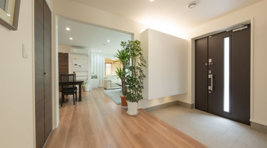 一条工務店の玄関部分