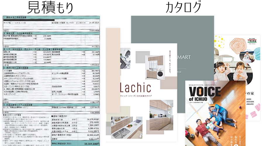 家の見積もりとカタログ